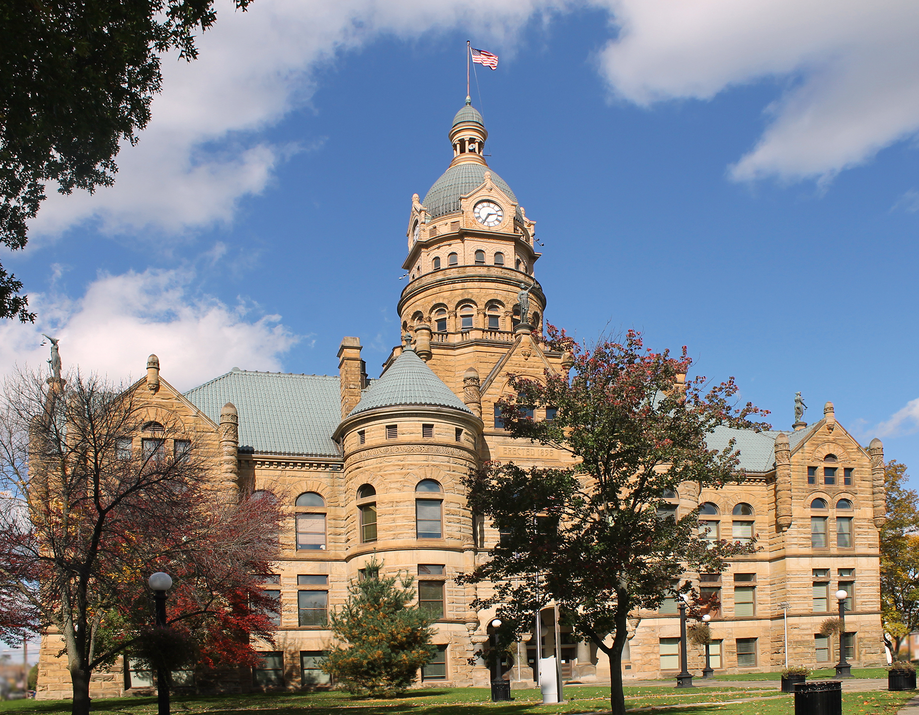Photograph of buildings in Lewis County