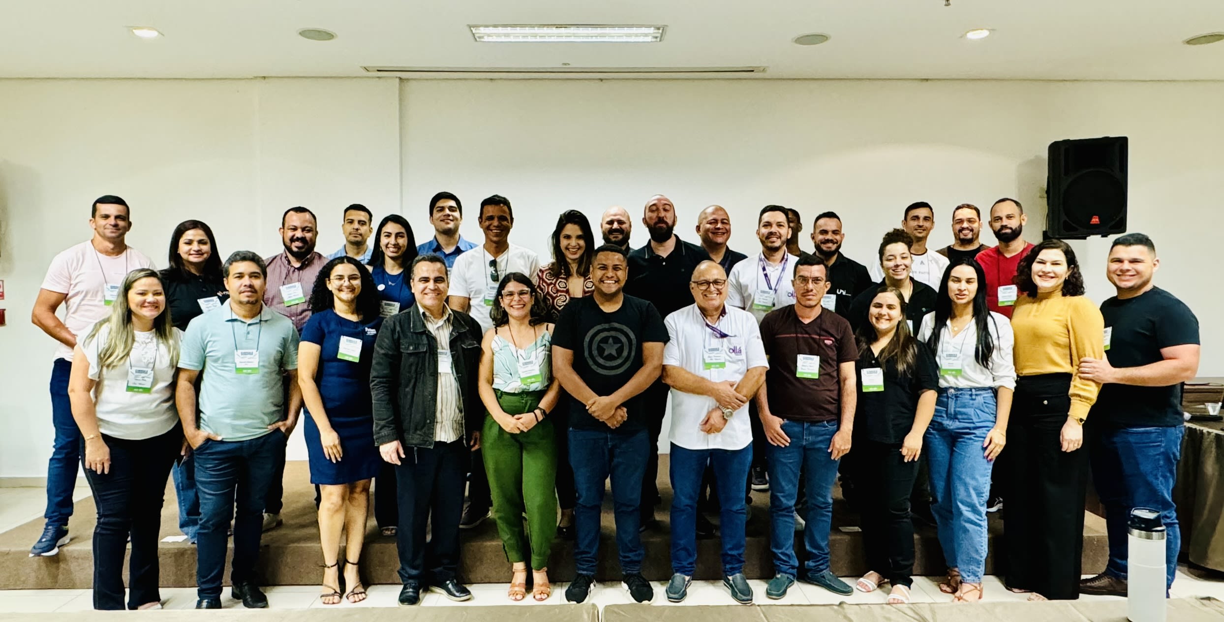 Group photograph from training session