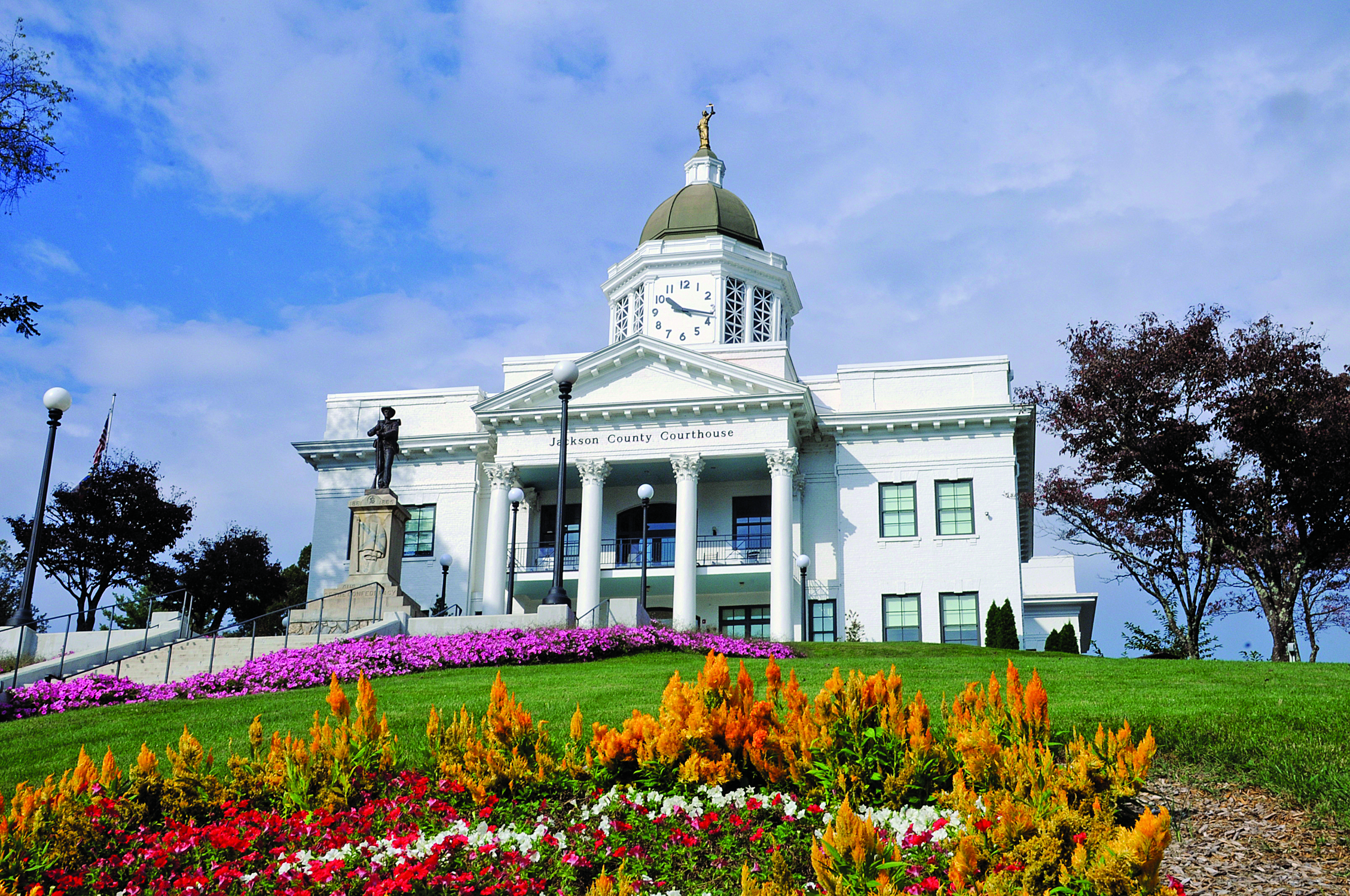 Photograph of buildings in Lewis County