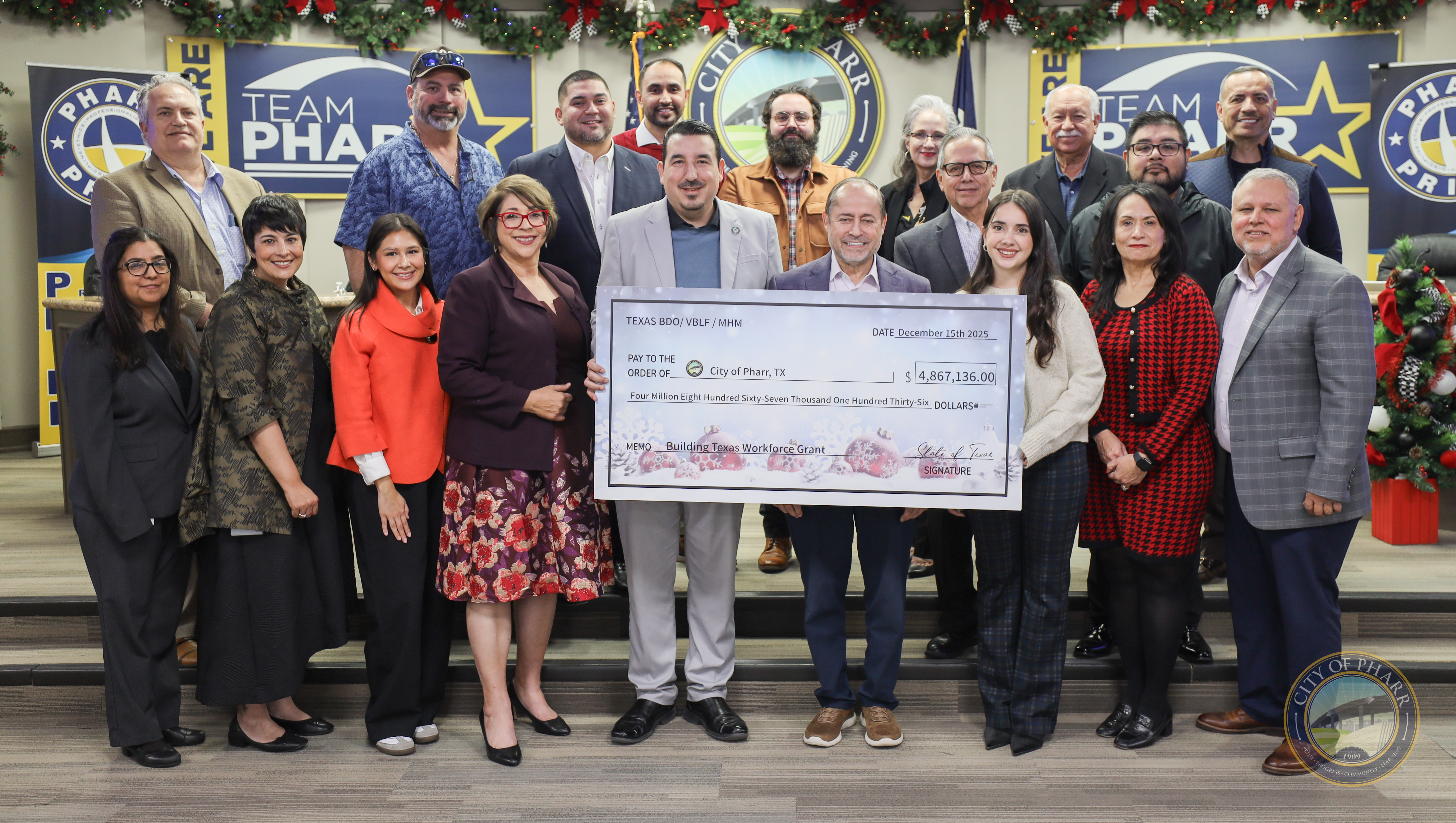 City of Pharr awarded $4.8 million to launch Connect U fiber workforce program in South Texas